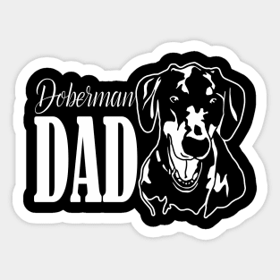Doberman Dad Gift Sticker